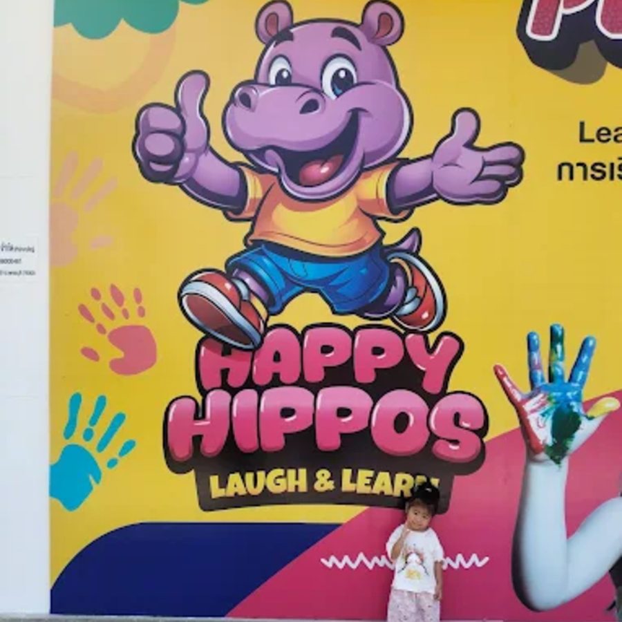 ออกแบบสนามเด็กเล่นในร่มในเพชรบุรี ที่ Happy Hippos