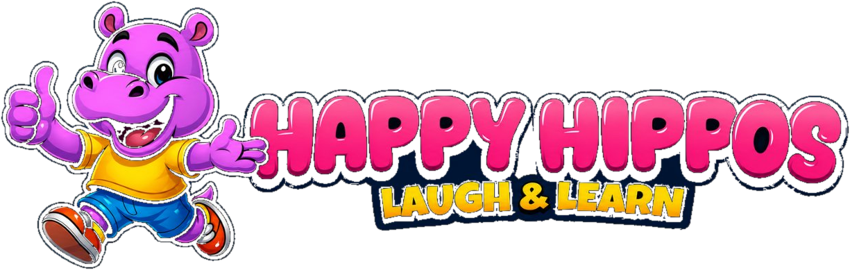โลโก้ Happy Hippos — สนามเด็กเล่นในร่มในเพชรบุรี
